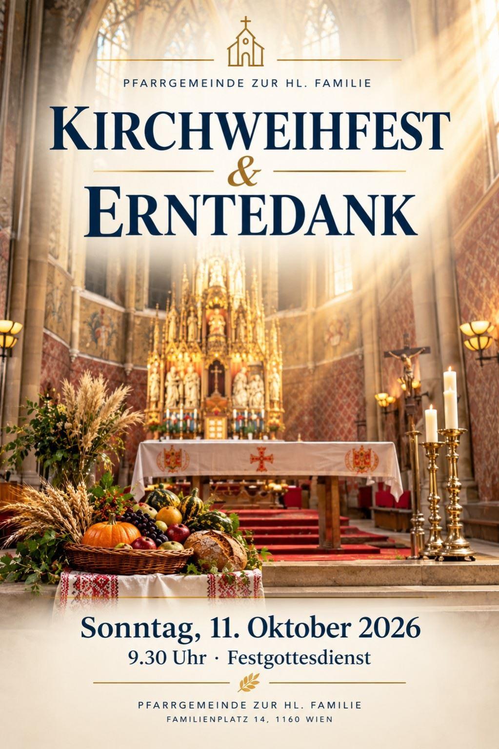 Kirchweihfest & Erntedank im Goldlicht
